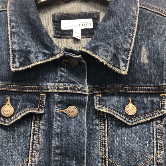 Ann Taylor Loft denim jacket - Picture 3 of 6